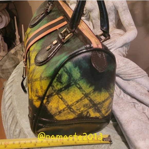 L.A.M.B. By Gwen Stefani Tie-Die Speedy Satchel Luxury Designer Handbag #11 - Picture 16 of 16